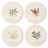 Pfaltzgraff Filigree Wildflower Garden Sentiment Coasters