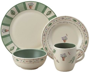 Discontinued Pfaltzgraff Flower Garden Dinnerware