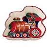 Pfaltzgraff Holiday Garland Train Tidbit Dish