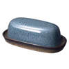 Pfaltzgraff Monroe Blue Covered Butter Dish