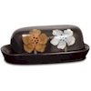 Pfaltzgraff Painted Poppies Covered Butter Dish