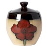 Pfaltzgraff Painted Poppies Sugar Bowl with Lid