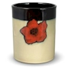 Pfaltzgraff Painted Poppies Utensil Crock