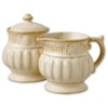 Pfaltzgraff Palladium Ivory Sugar and Creamer Set