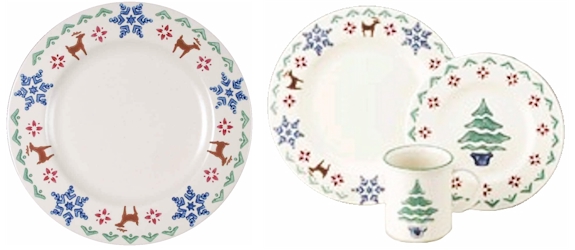 Discontinued Pfaltzgraff Nordic Christmas Dinnerware