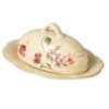 Pfaltzgraff Silk Rose Covered Butter Dish