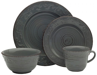 Pfaltzgraff Trellis Gray