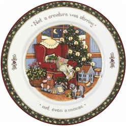Portmeirion CHRISTMAS STORY With A Sleigh Salad Plate 4656696 