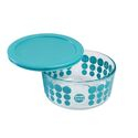 Pyrex 100th Anniversary Turquoise Dot Storage Dish