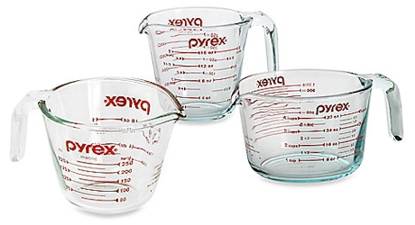 Pyrex 1 Cup Measuring Cup Open Handle Red Letters – Complete