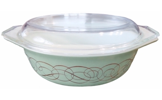 Golden Scroll Casserole by Pyrex