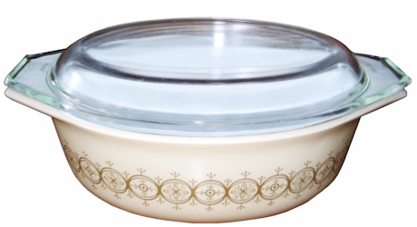 Olive Medallion by Pyrex