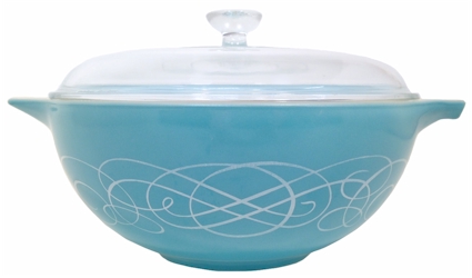 Turquoise Scroll by Pyrex