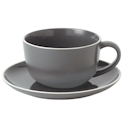 Gordon Ramsay Bread Street Slate by Royal Doulton Breakfast Cup & Saucer