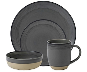 Ellen DeGeneres Brushed Glaze Charcoal Grey by Royal Doulton