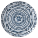 Royal Doulton Cobalt Blue Chevron Salad Plate