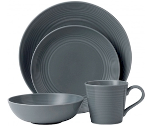 Gordon Ramsay Maze Dark Grey by Royal Doulton