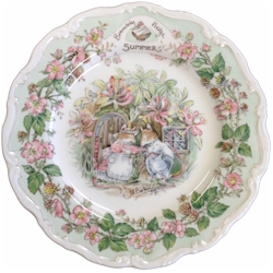 Brambly Hedge Annual 1997 Plate Royal Doulton China