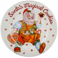Vtg Sakura Santas Magical Cookies Mug Cheryl Ann Johnson Holiday Stoneware 10oz