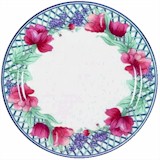 Blue Trellis by Sango