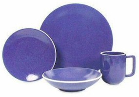 Sasaki Colorstone Sapphire Textured Dinner Plate 10 3/4" 