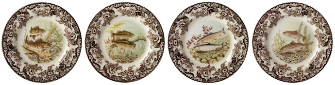 Woodland North American Fish by Spode