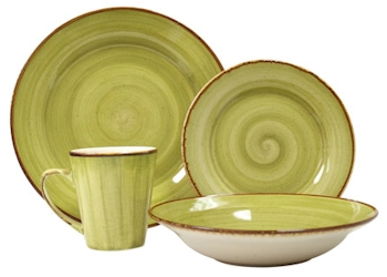 thomson pottery dinnerware yellow