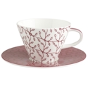 Villeroy & Boch Caffe Club Floral Berry Breakfast Cup & Saucer