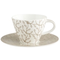 Villeroy & Boch Caffe Club Floral Caramel Tea Cup & Saucer