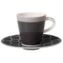 Villeroy & Boch Caffe Club Uni Steam After Dinner Cup & Saucer