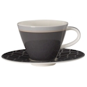 Villeroy & Boch Caffe Club Uni Steam Tea Cup & Saucer