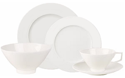 White Villeroy /& Boch 13 cm Premium Bone Porcelain La Classica Nuova Saucer Espresso Cup
