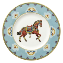 Piatto Dessert Villeroy & Boch Samarkand Rubin 22 Cm | Porcellana Bone China, Multicolore, Lavabile In Lavastoviglie