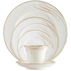 Ballet Ribbon Gold Fine China by Waterford