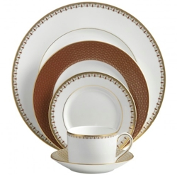 Lismore Diamond Cinnabar Fine China by Waterford