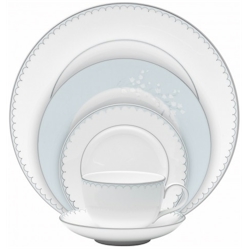 Lily of the Valley Blue Fine China by Monique Lhuillier for Waterford